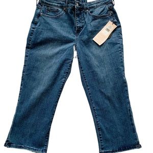 NYDJ Curvy 360 Slim Straight Women’s Crop Jean Size 8
